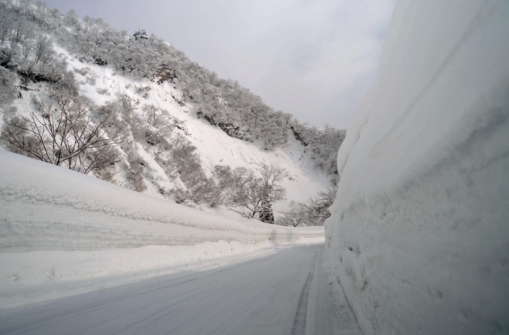 豪雪地道路事情