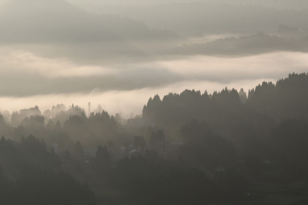 霞む風景