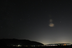 星空と雲
