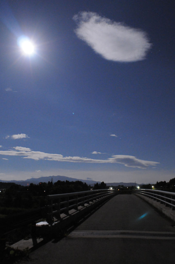 月夜の散歩