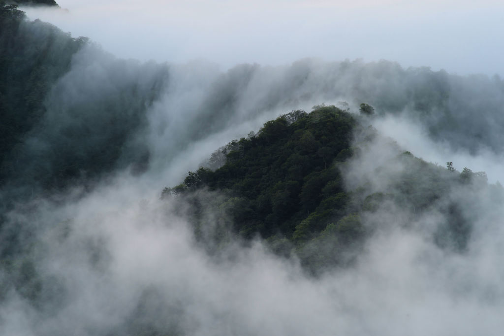 枝折峠の滝雲