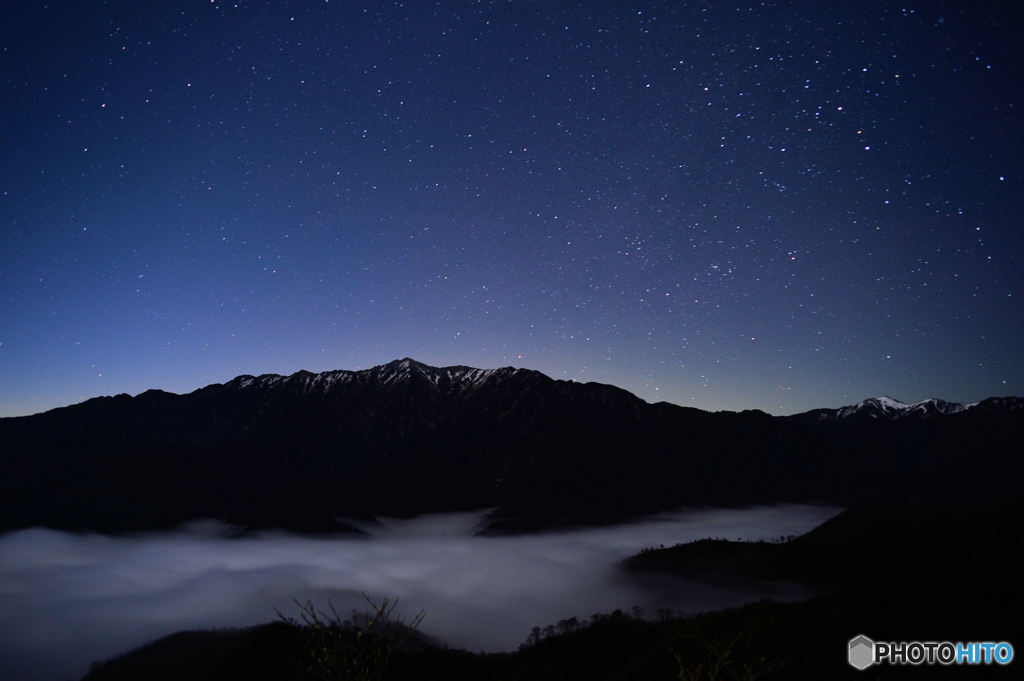 初冬の星空