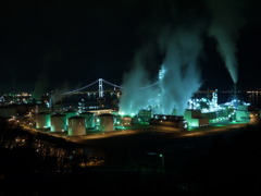 室蘭工場夜景