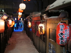 レンガ横丁で横になる