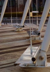 ベンチのある光景。