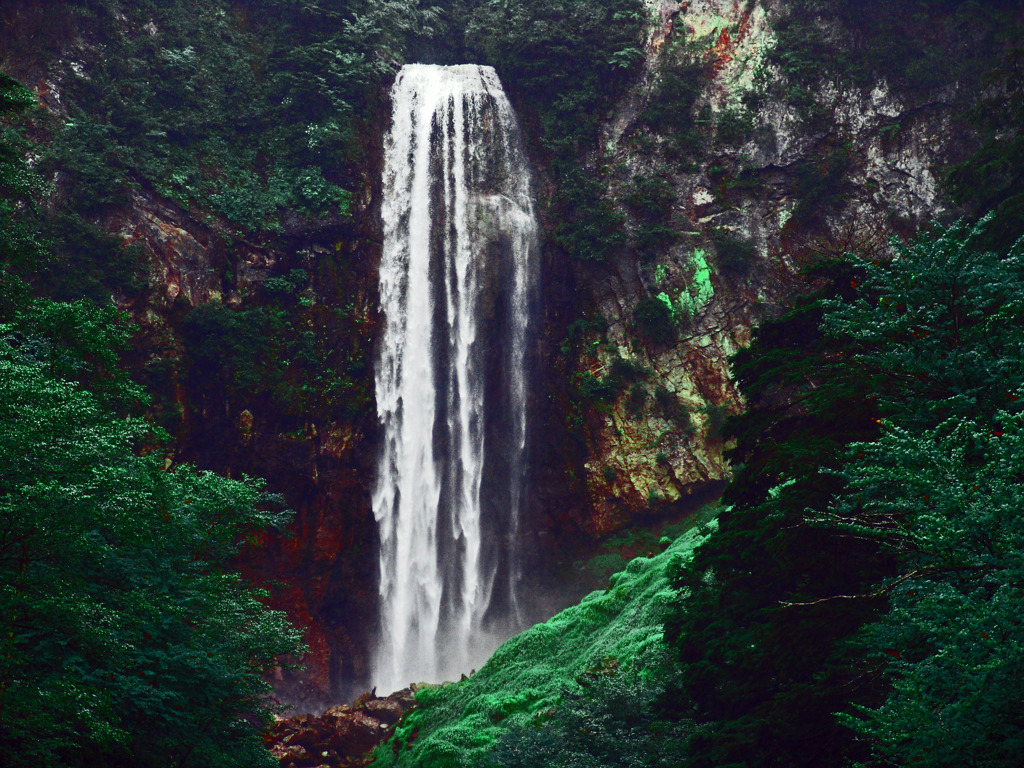 雨の平湯大滝　DSC04973zz