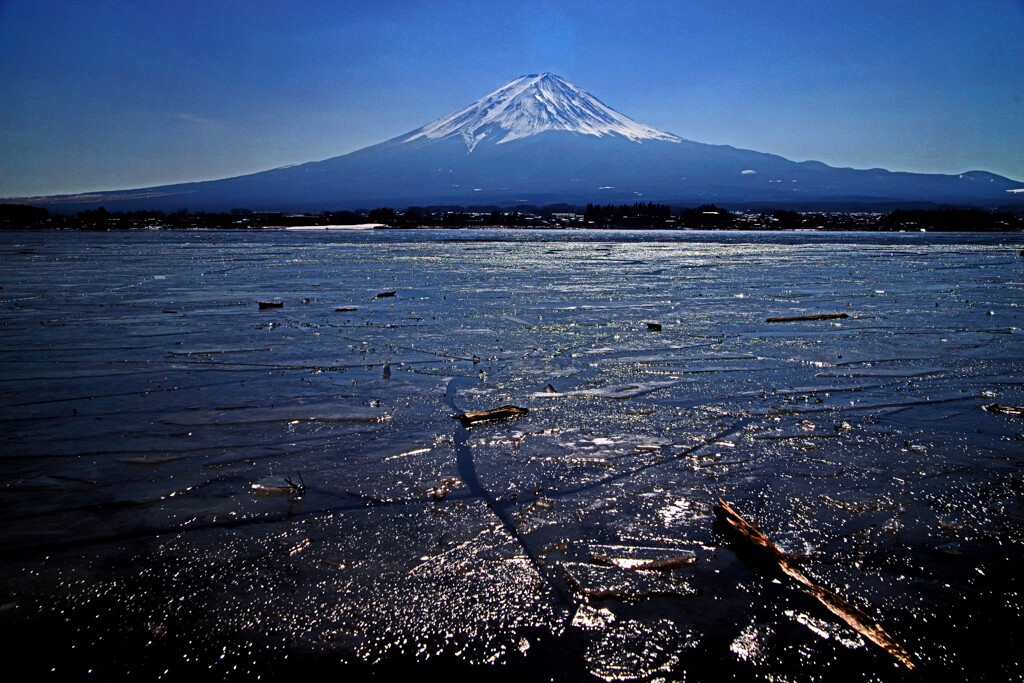 結氷 河口湖　IMGP1862zz