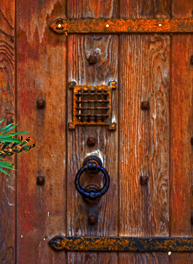 ノッカー とのぞき窓　P1600342zz