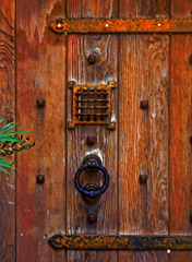 ノッカー とのぞき窓　P1600342zz