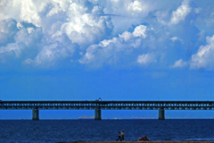 雲と海と連絡橋　P1011420zz