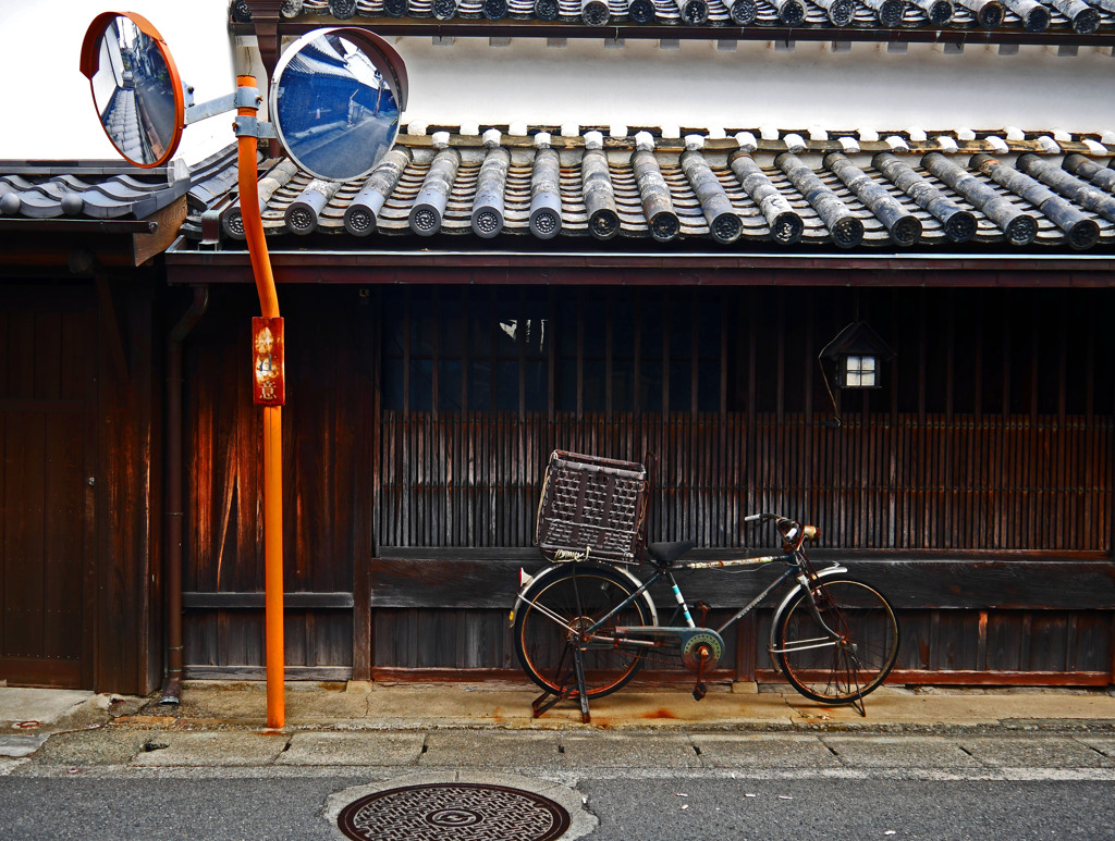 錆びた自転車　P1520767zz