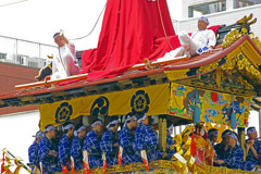 屋根方 囃子方　IMGP5522zz