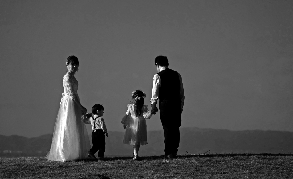 或る家族の記念写真　P1280999zz