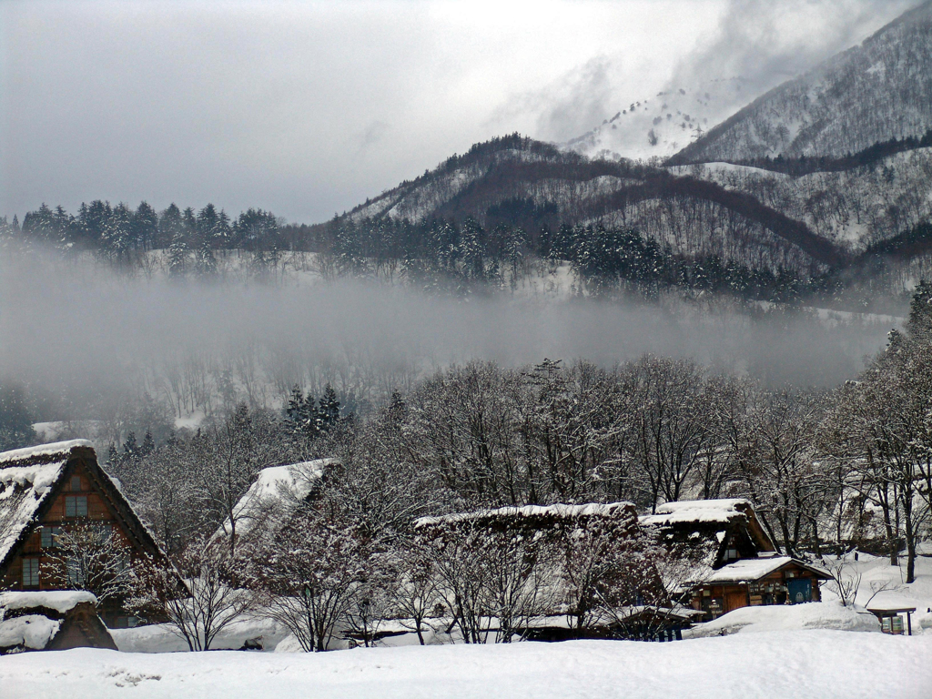 厳冬期の白川郷　DSC01777