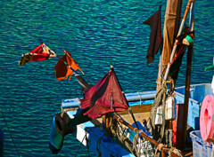 年季の入った旗　P1510106zz