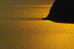 夕凪の海 黄金色のさざ波　IGP8718zz