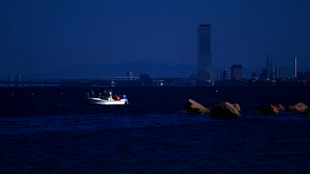 白い船　P1800202zz