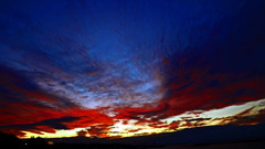 きのうの夕焼け　P1800172zz