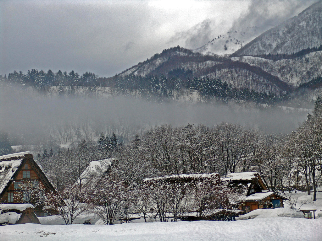 厳冬期の白川郷　DSC01777z