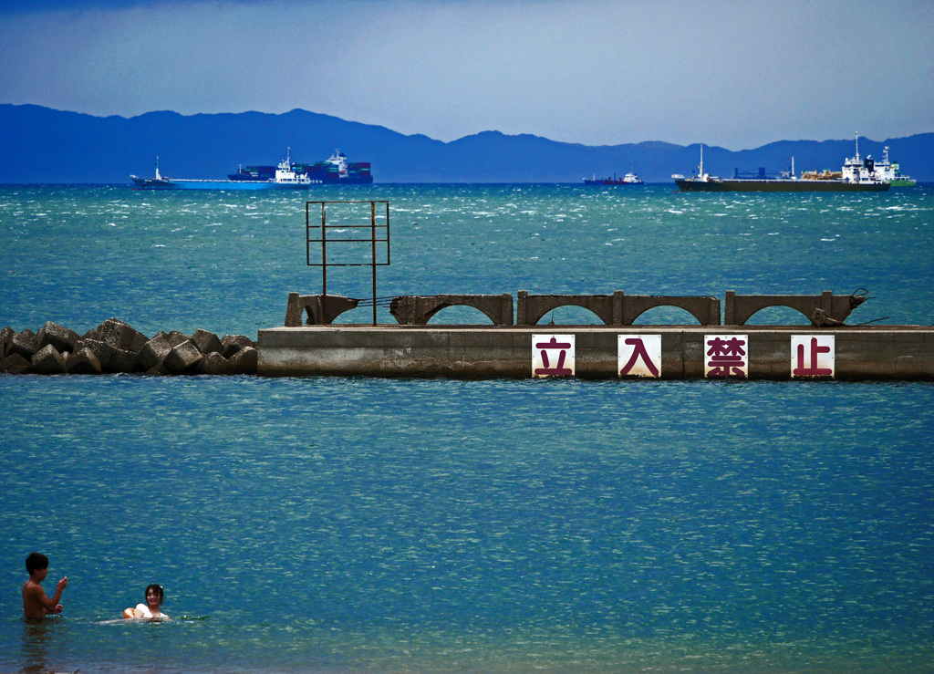 台風11号接近中　P1670815zz