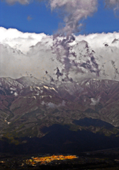 陽の当たる集落　DSC07783z