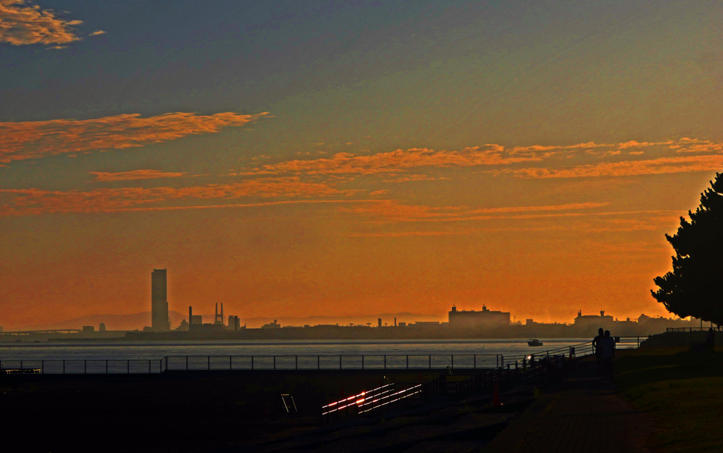 朝焼けの空　P1610037zz