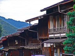 奈良井宿家並み　DSC04244zz