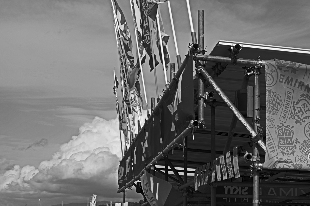 晩夏 海の家 　P1042879zz