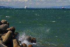 台風接近　P1044305zz