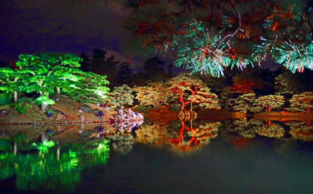 Illumination of Ritsurin　 IMGP8317zz