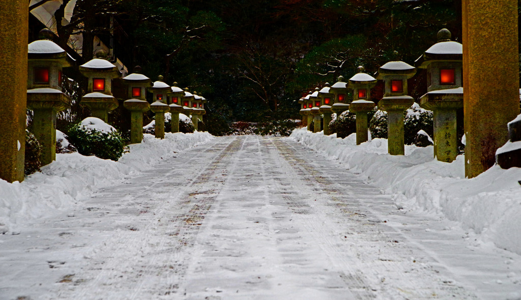 雪の参詣道　IMGP8864zz