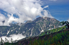 夏雲湧く白馬岳(シロウマダケ）　Dsc00003zz