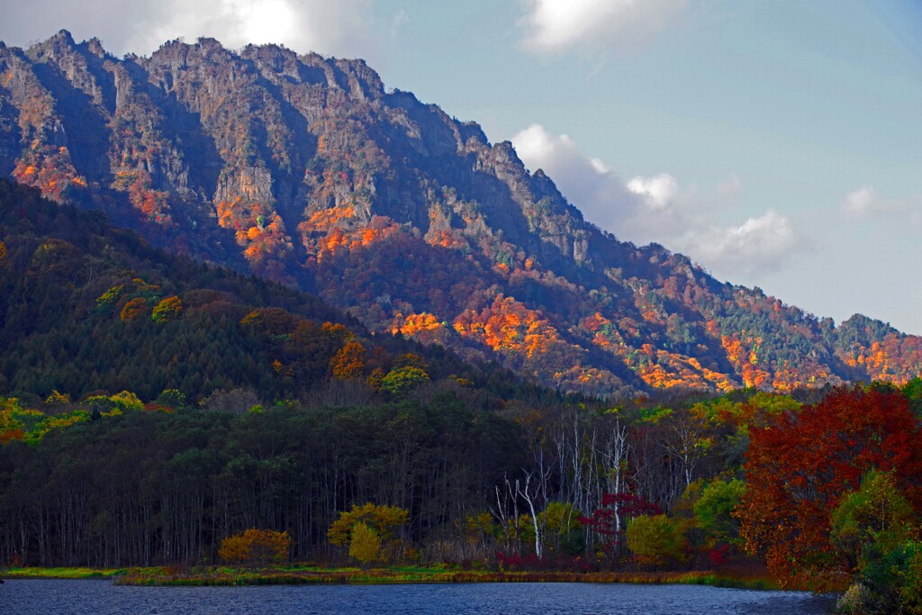 戸隠山 午後の陽射し　IMGP7143zz