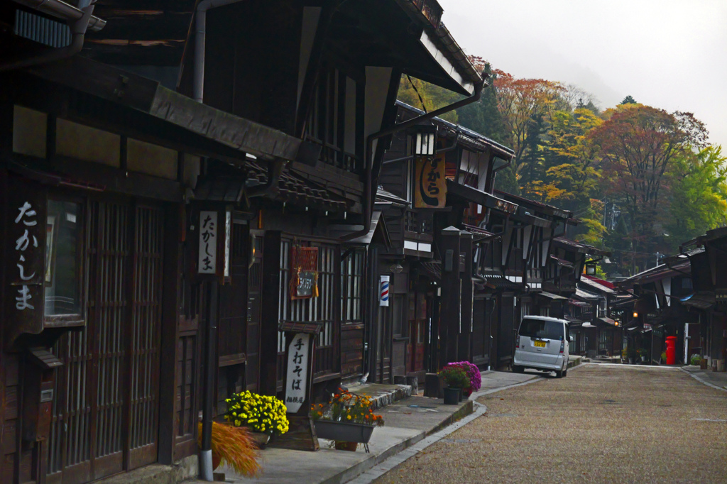 宿場の朝　P1057502zz