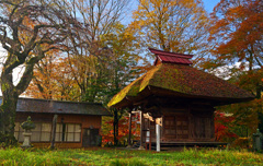 観音堂は秋模様 P1057474 観音堂は秋模様 P1057474