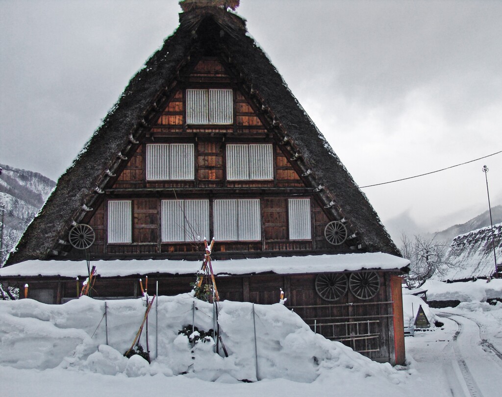 厳冬期の白川郷　DSC01735zz