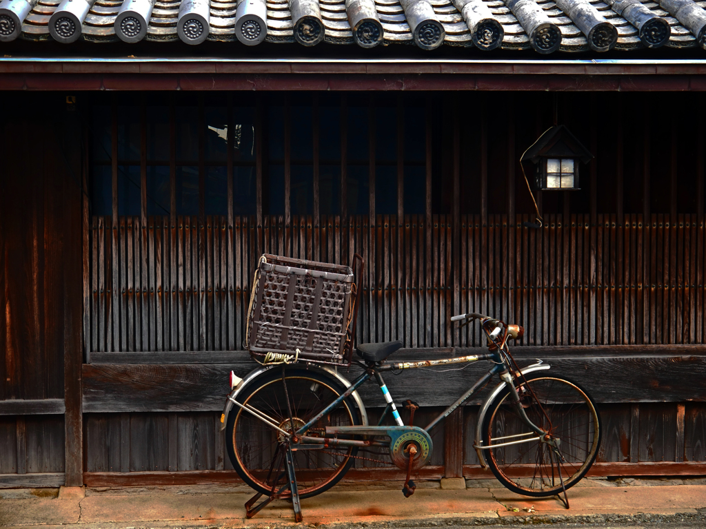 錆びた自転車　P1520768zz