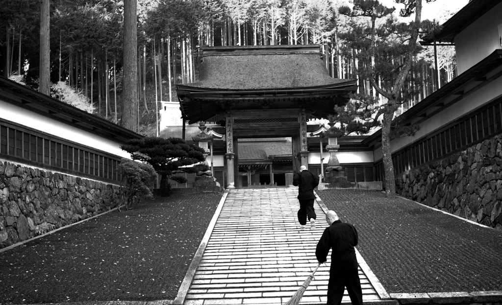 朝の作務　IMGP0008zz