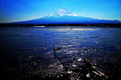 薄氷 二月の河口湖　IMGP1863zz