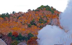 湯けむりと紅葉　IMGP7305zz