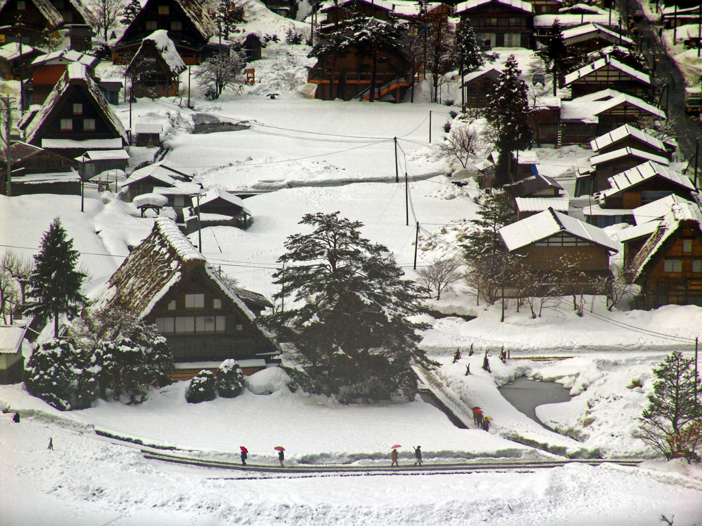 厳冬期の白川郷　DSC01807zz