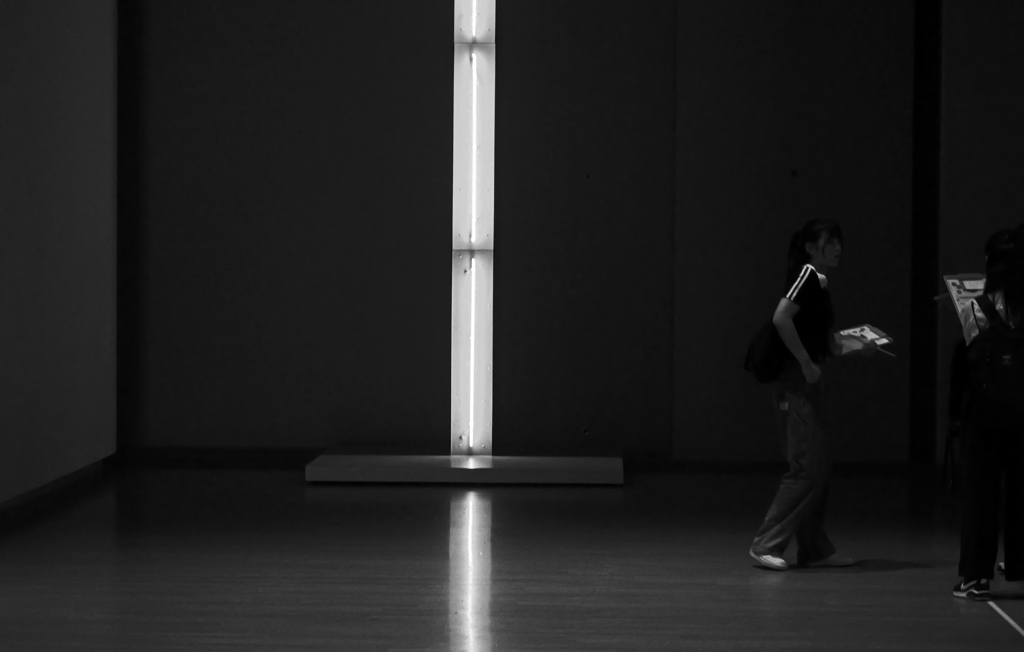 ある美術展より 壱 「ネオン看板を使った作品」　P1012300zz