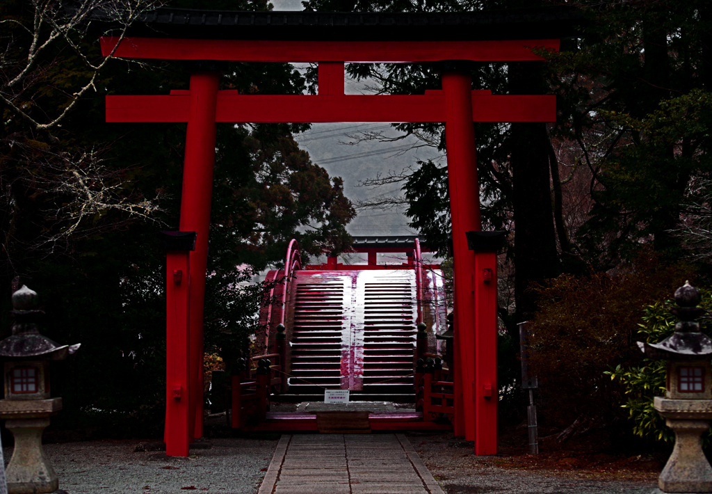 鳥居と太鼓橋　IMGP1601zz