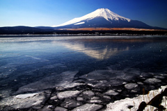 山中湖(逆さ富士）　IMGP1847zz