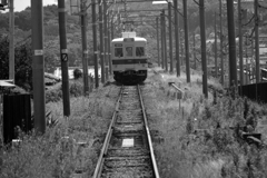 走り去る電車　P1200089zz