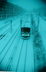 積雪しながら