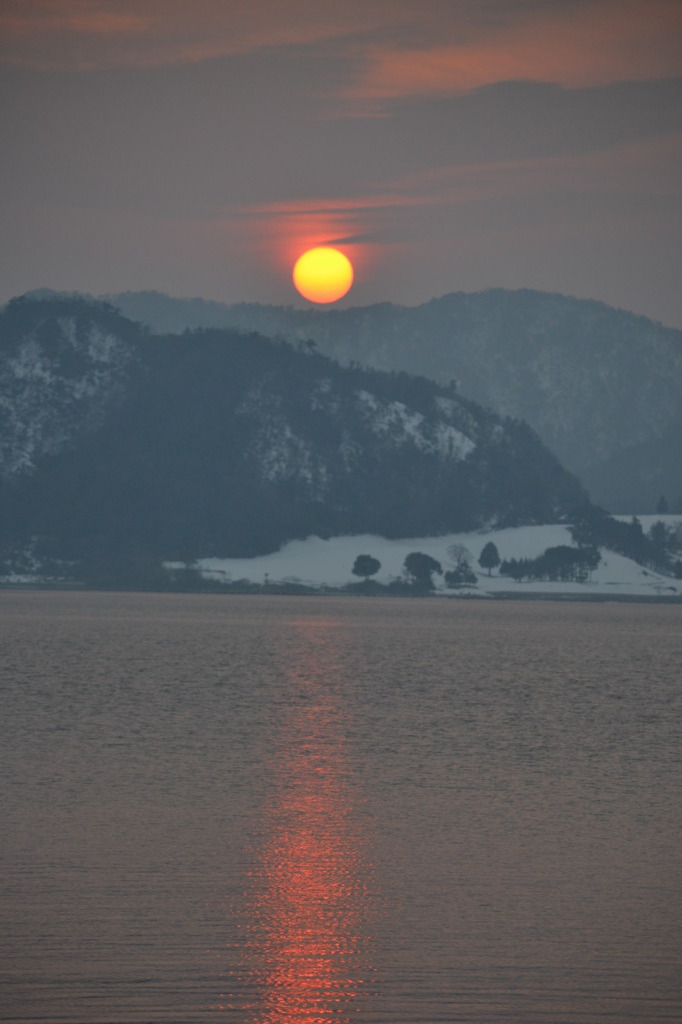 夕日