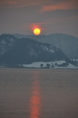 夕日