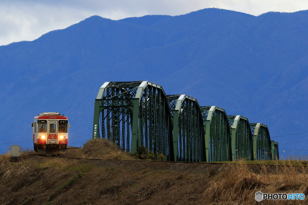 樽見鉄道とトラス橋②