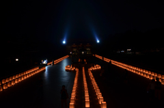 東大寺万燈供養会（南大門を臨んで）
